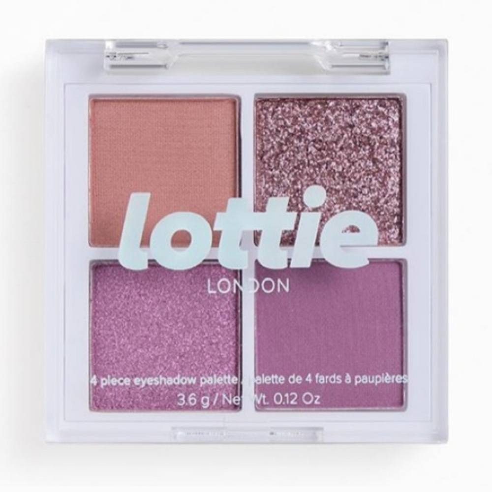 😍 Lottie London - The Mauves Eyeshadow Palette 4 shades NEW
